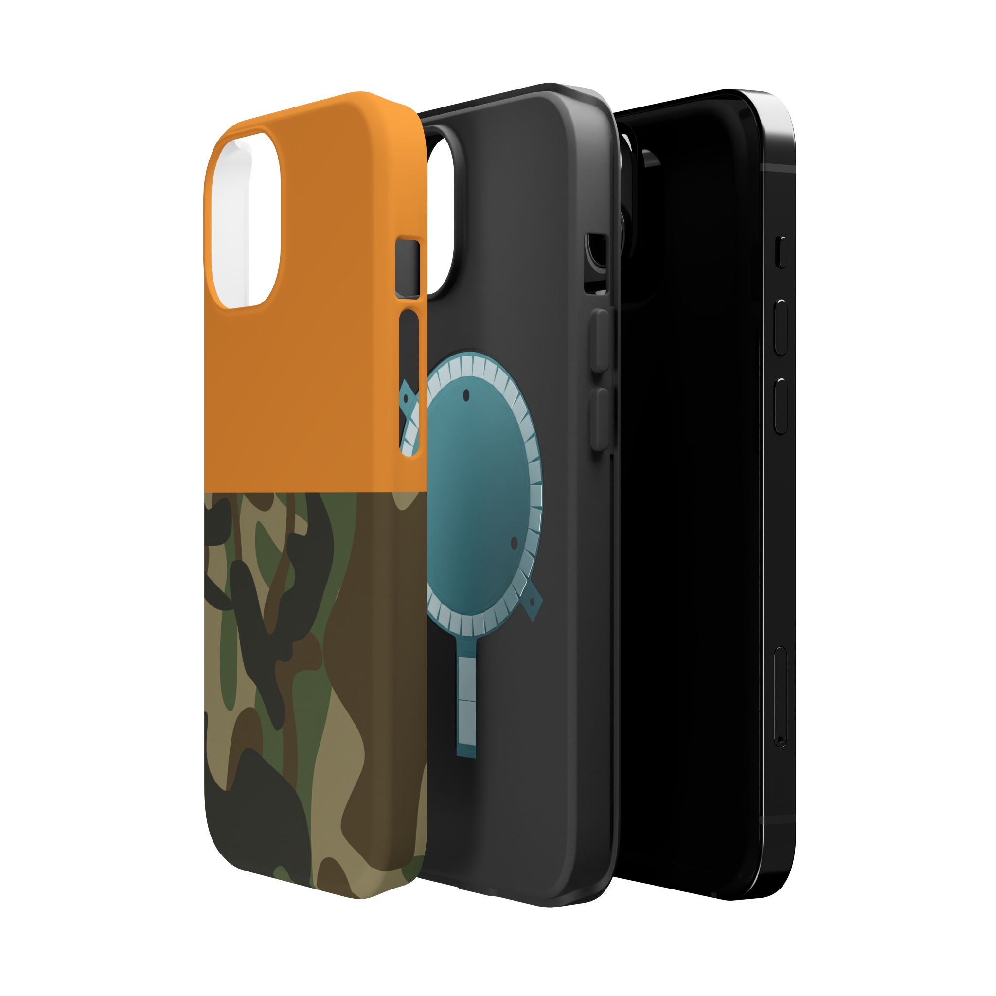 Half & Half Firebrush Camo MagSafe Phone Case - Gorilla Dirt Half & Half Firebrush Camo MagSafe Phone Case - Image 3