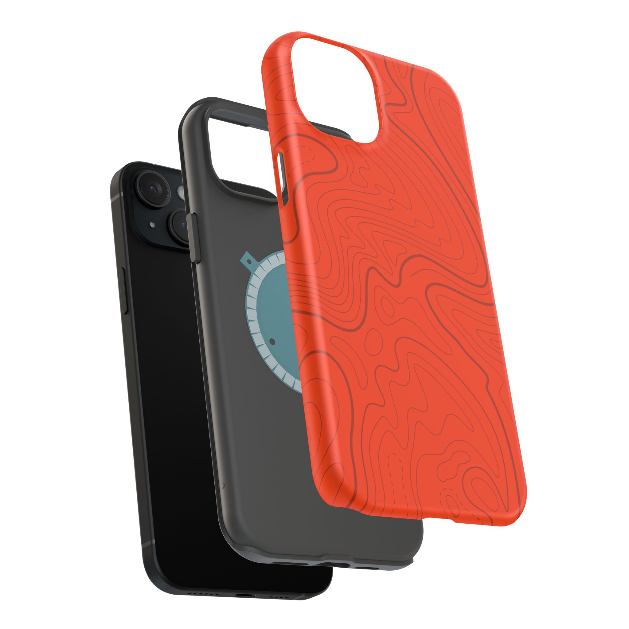 Topo Hunter Orange MagSafe Phone Case - Gorilla Dirt Topo Hunter Orange MagSafe Phone Case - Image 21