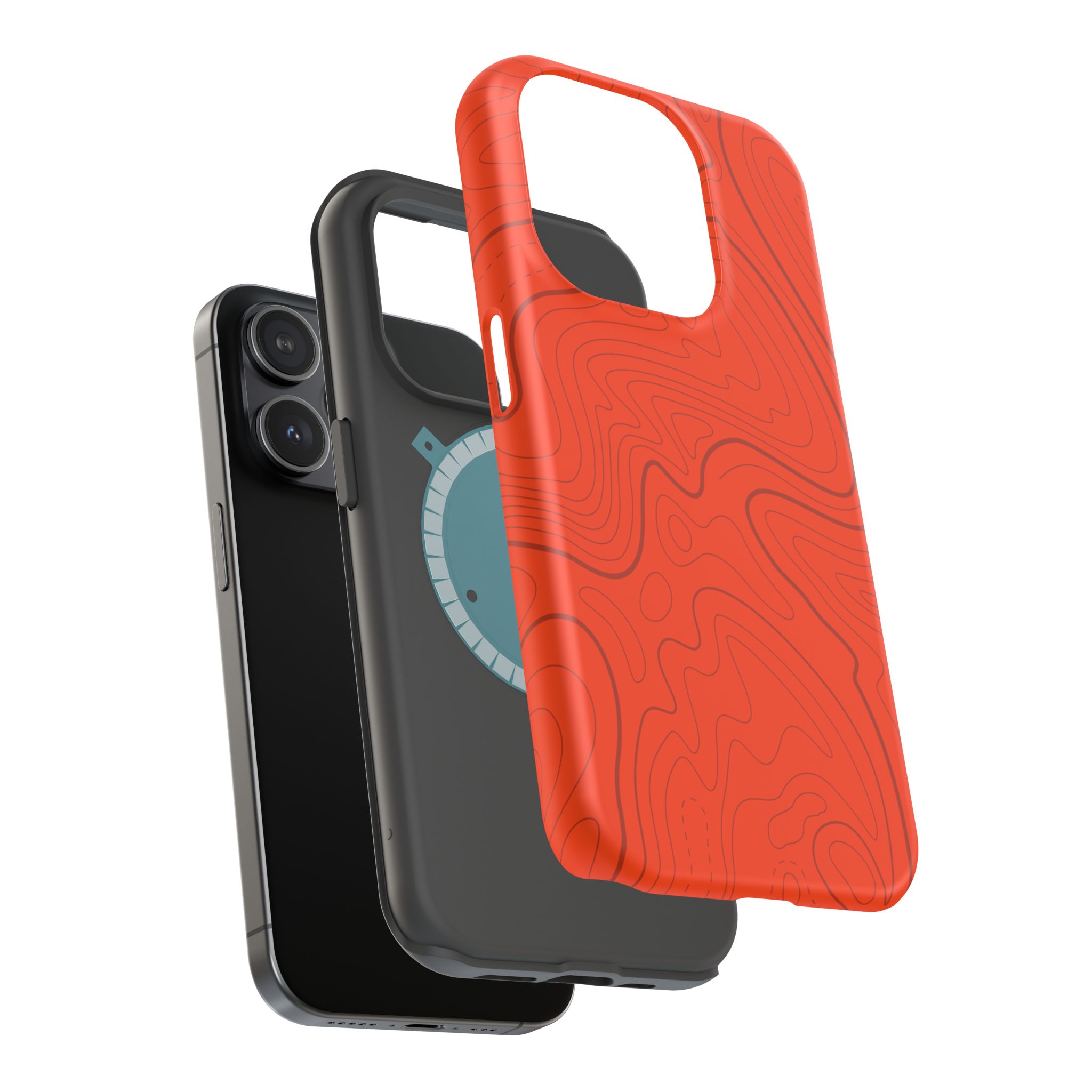 Topo Hunter Orange MagSafe Phone Case - Gorilla Dirt Topo Hunter Orange MagSafe Phone Case - Image 17