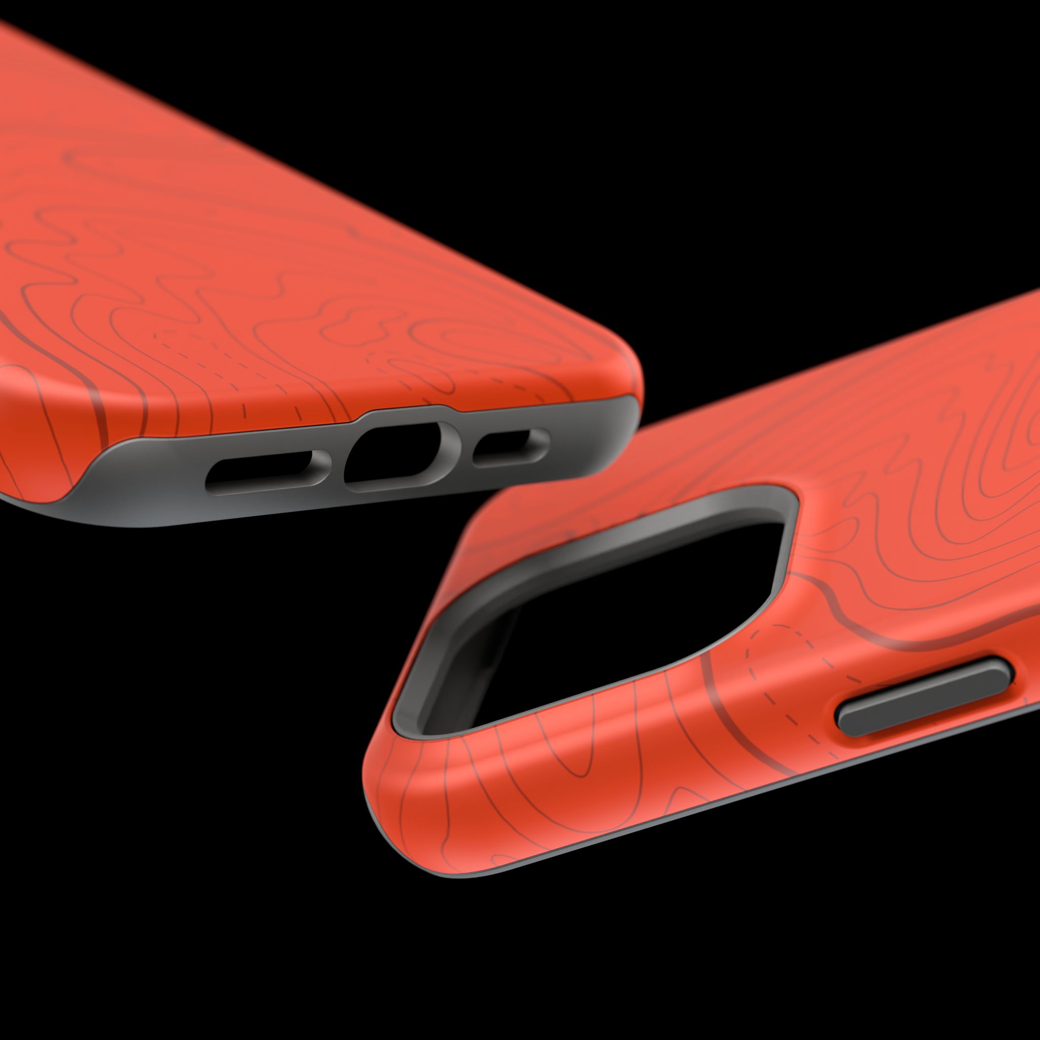 Topo Hunter Orange MagSafe Phone Case - Gorilla Dirt Topo Hunter Orange MagSafe Phone Case - Image 24