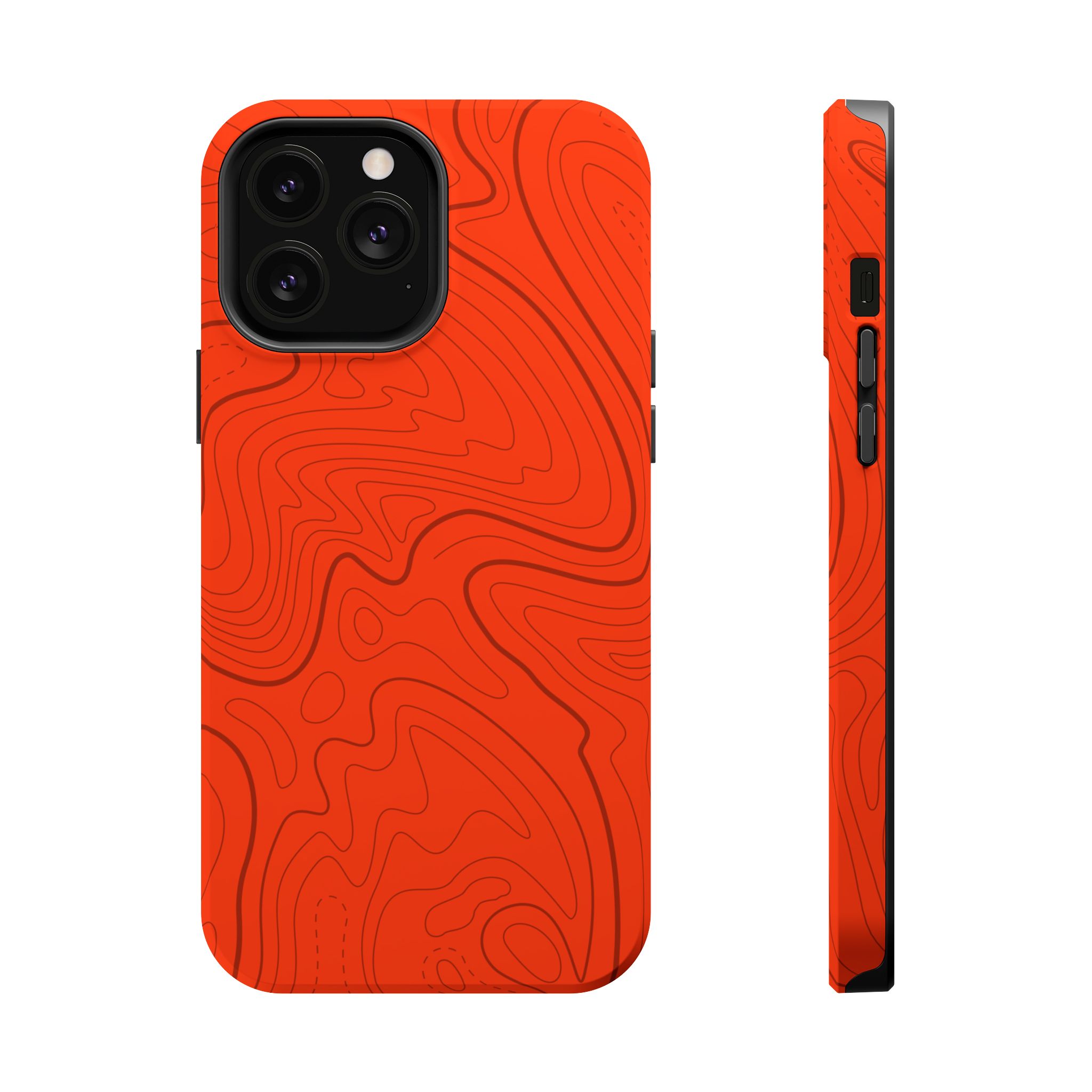 Topo Hunter Orange MagSafe Phone Case - Gorilla Dirt Topo Hunter Orange MagSafe Phone Case - Image 9