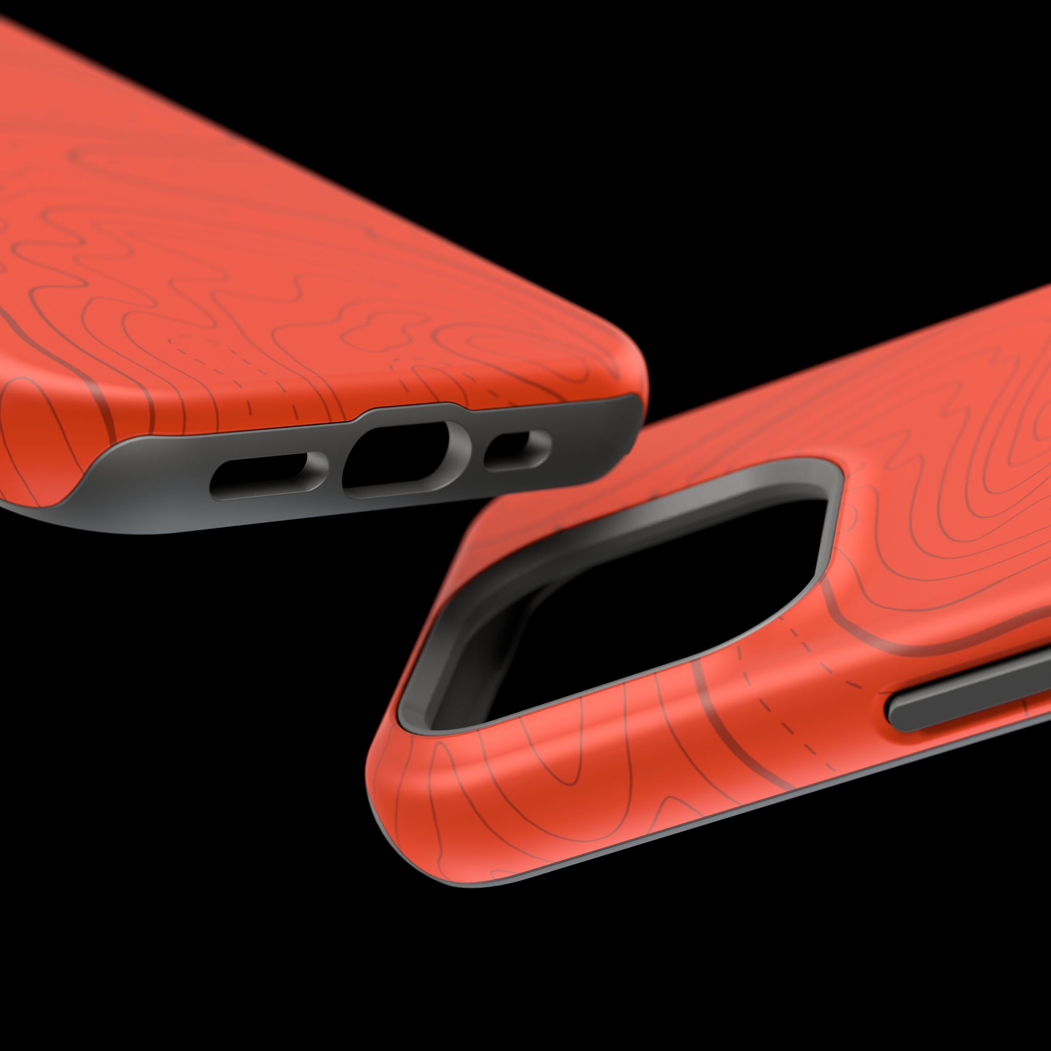Topo Hunter Orange MagSafe Phone Case - Gorilla Dirt Topo Hunter Orange MagSafe Phone Case - Image 16