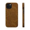 Brown Firebrush Topo MagSafe Phone Case