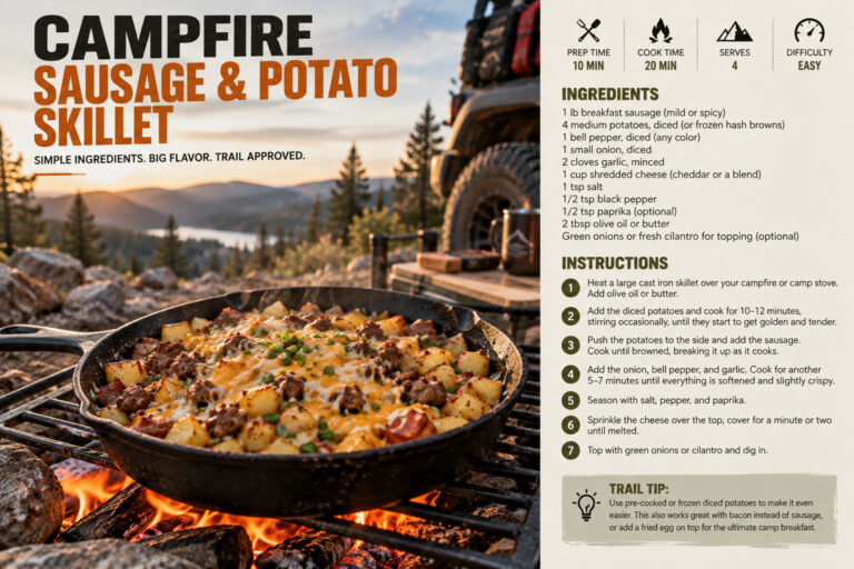 Campfire Sausage & Potato Skillet