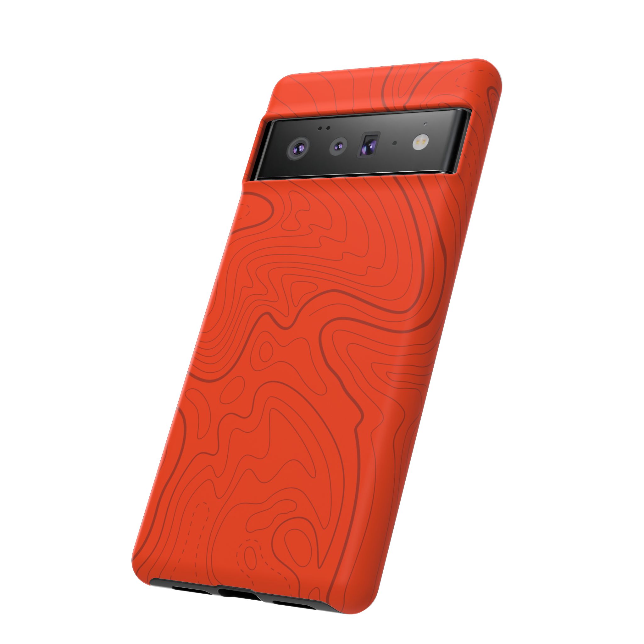 Hunter Orange Topo Phone Case - Gorilla Dirt Hunter Orange Topo Phone Case - Image 40