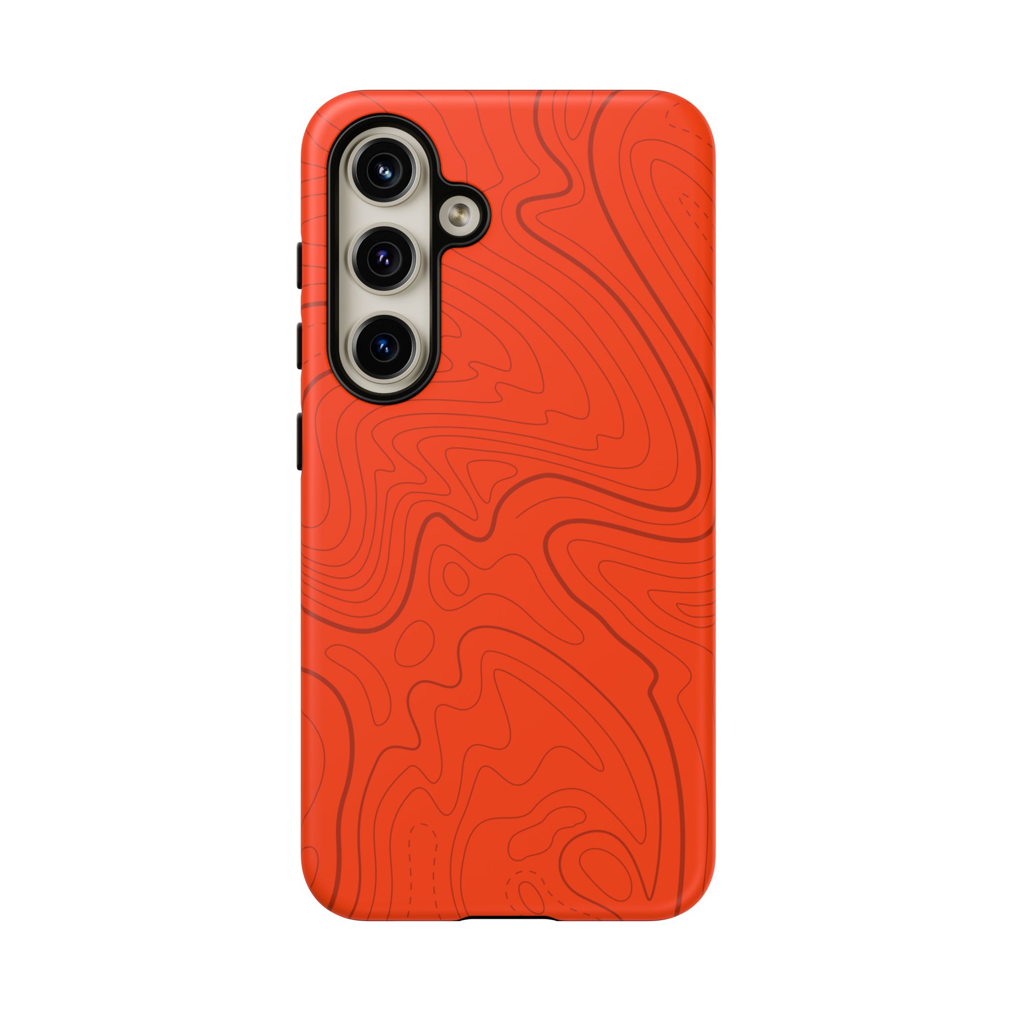 Hunter Orange Topo Phone Case - Gorilla Dirt Hunter Orange Topo Phone Case - Image 43