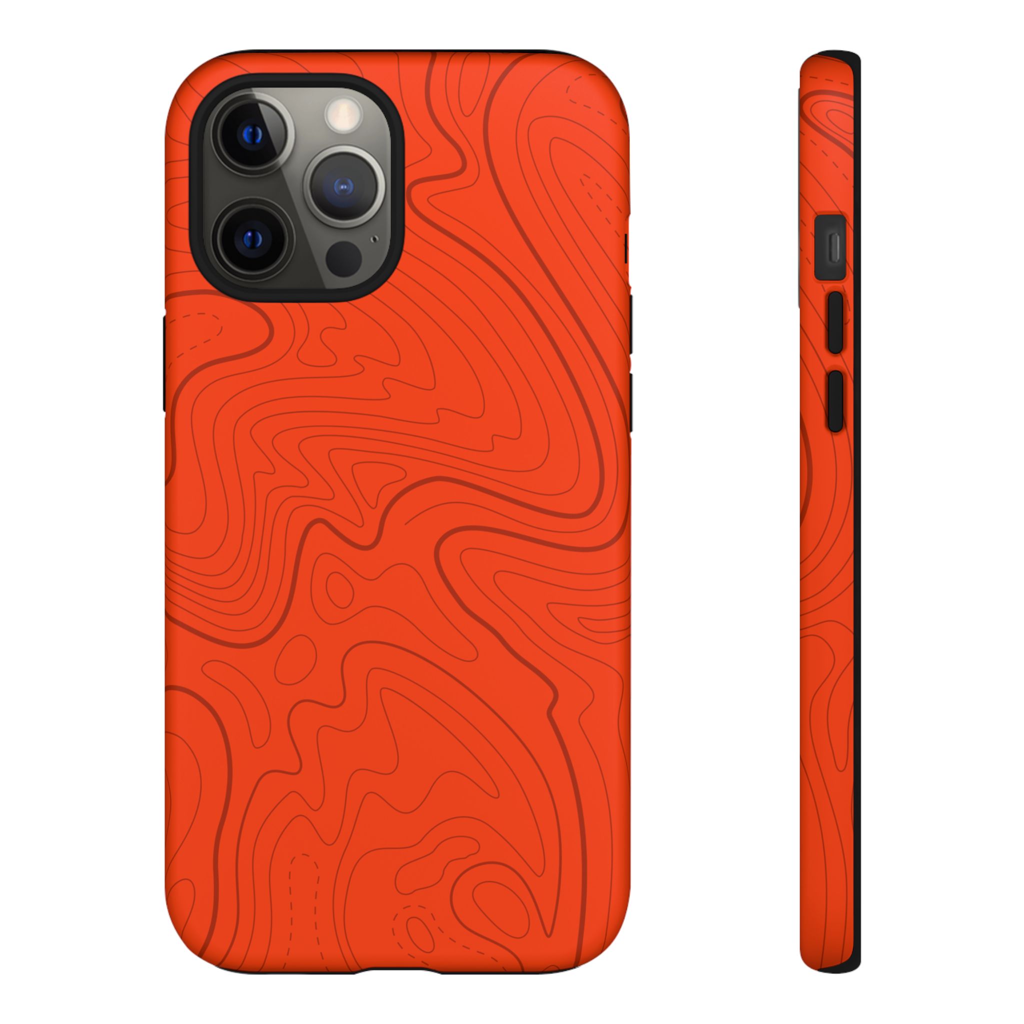 Hunter Orange Topo Phone Case - Gorilla Dirt Hunter Orange Topo Phone Case - Image 11