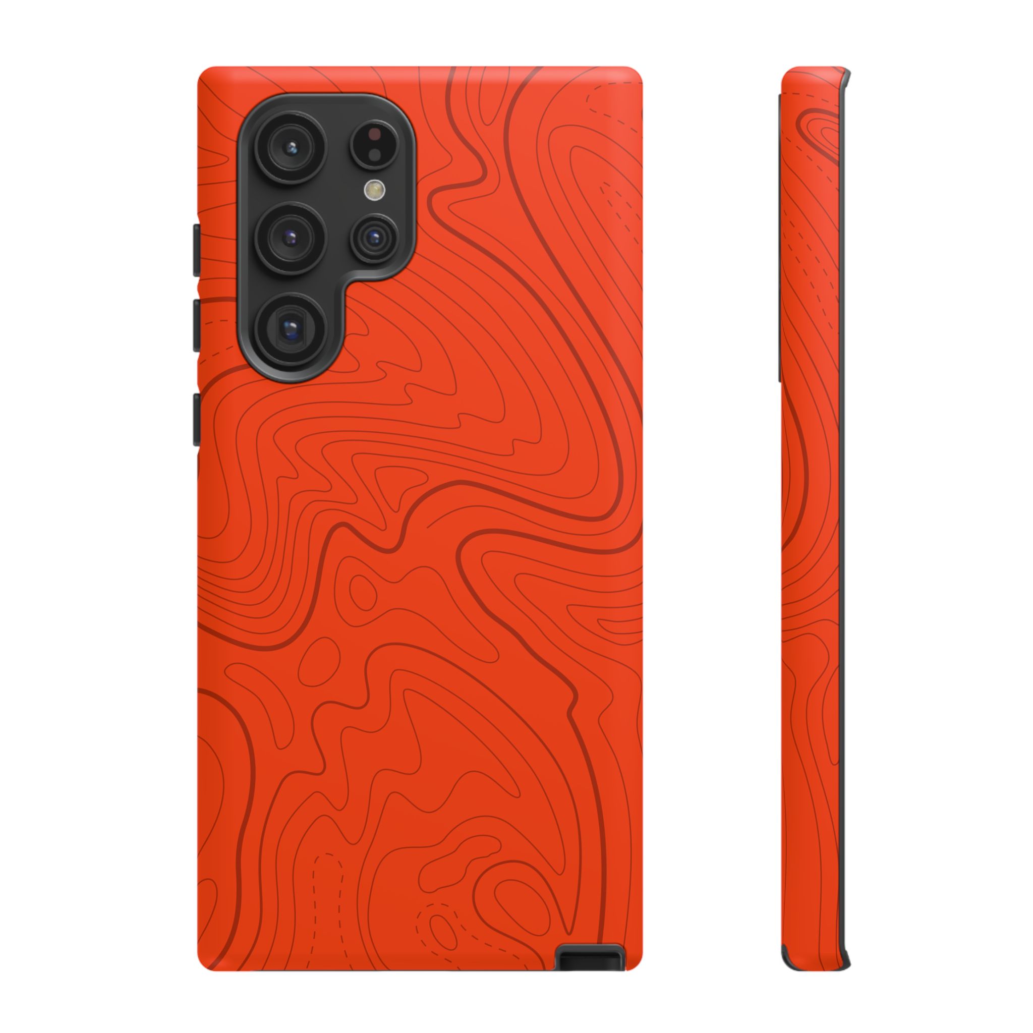 Hunter Orange Topo Phone Case - Gorilla Dirt Hunter Orange Topo Phone Case - Image 22