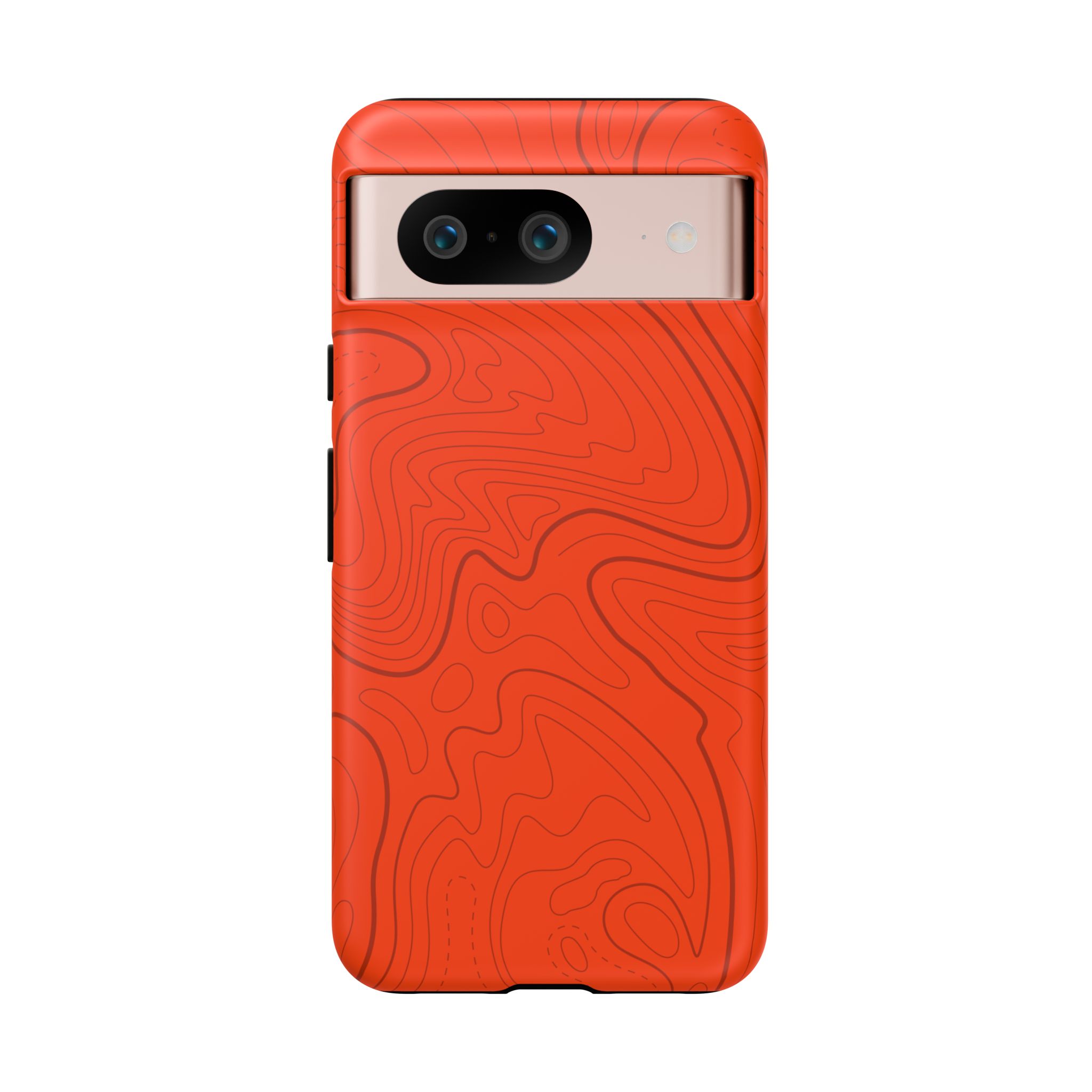 Hunter Orange Topo Phone Case - Gorilla Dirt Hunter Orange Topo Phone Case - Image 47