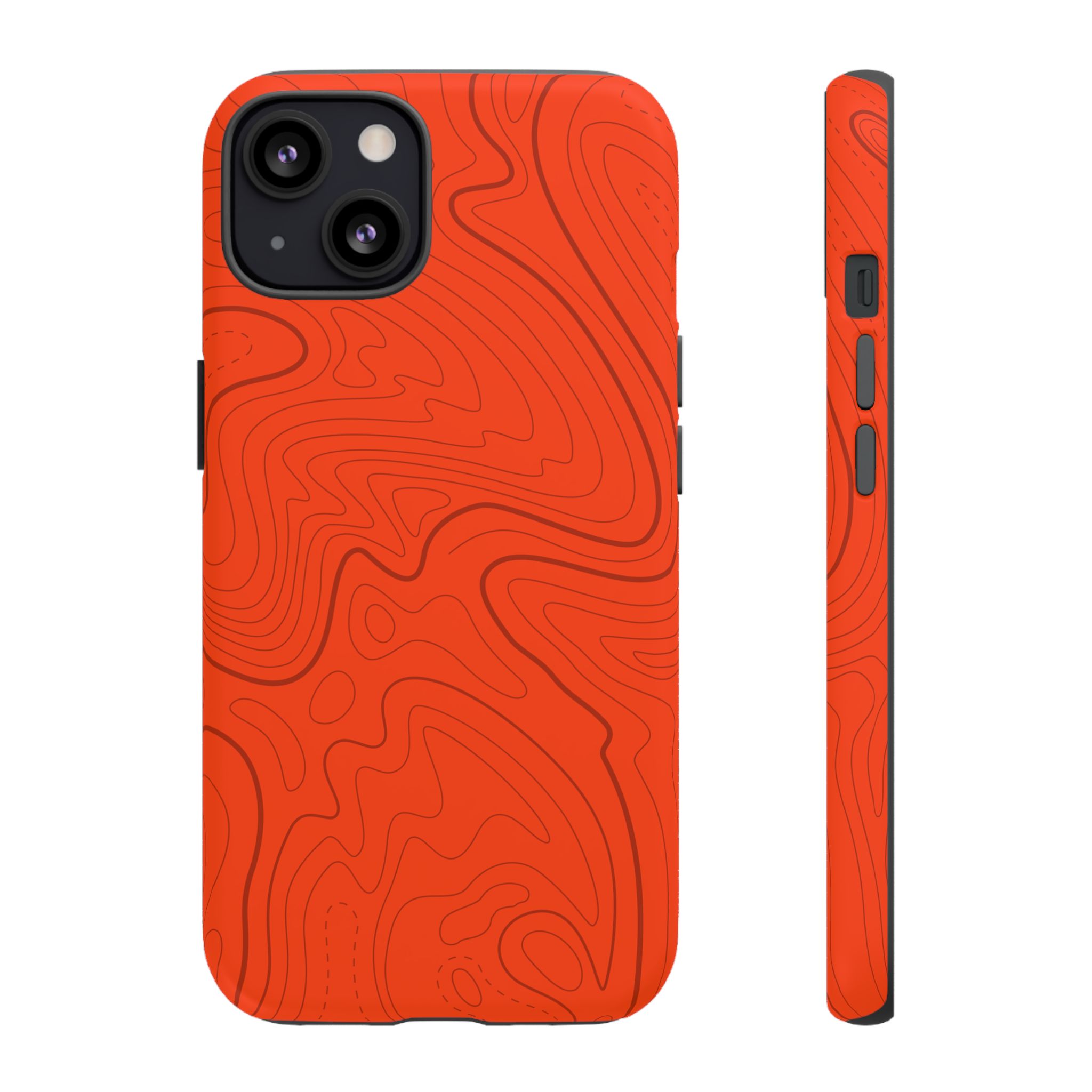 Hunter Orange Topo Phone Case - Gorilla Dirt Hunter Orange Topo Phone Case - Image 12