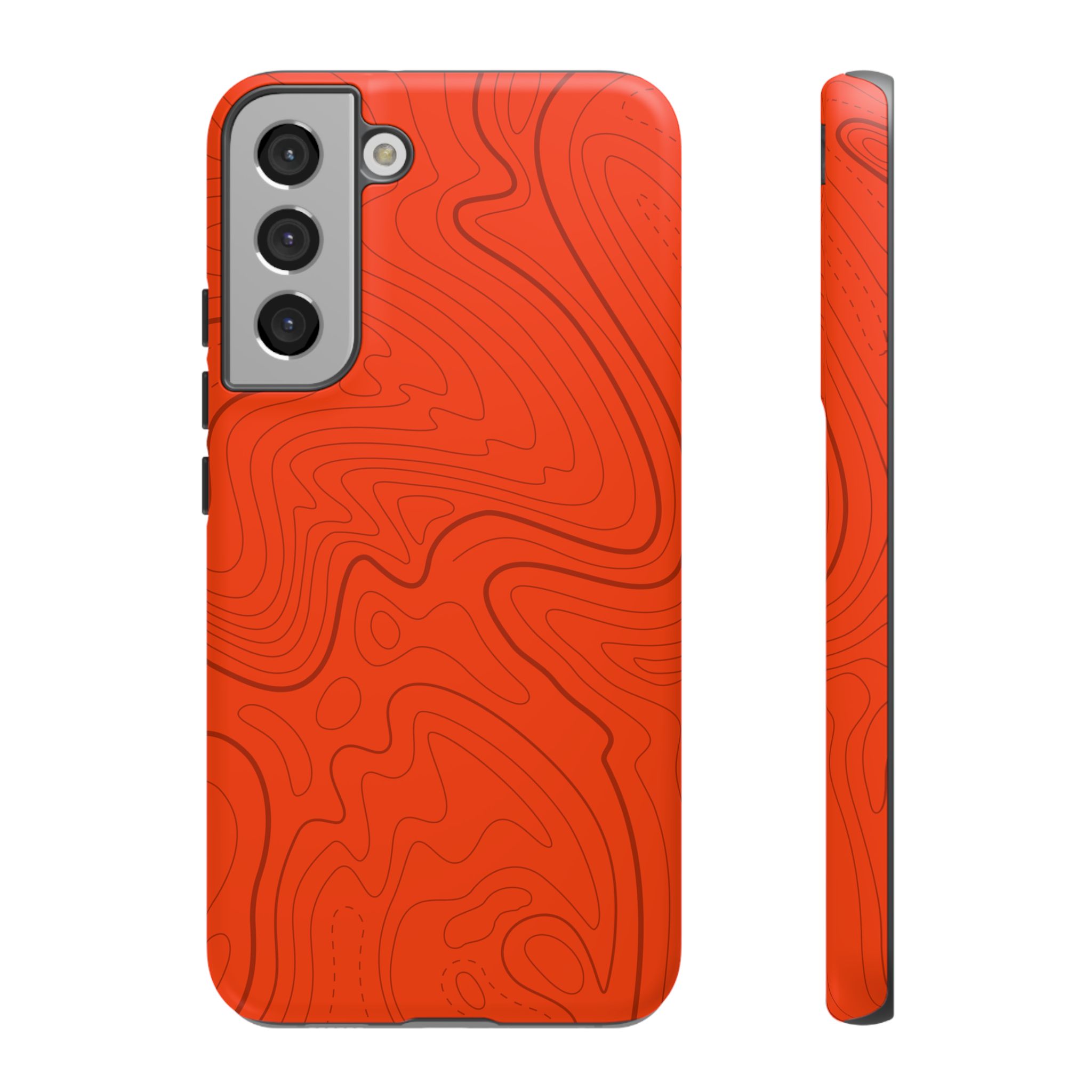 Hunter Orange Topo Phone Case - Gorilla Dirt Hunter Orange Topo Phone Case - Image 21