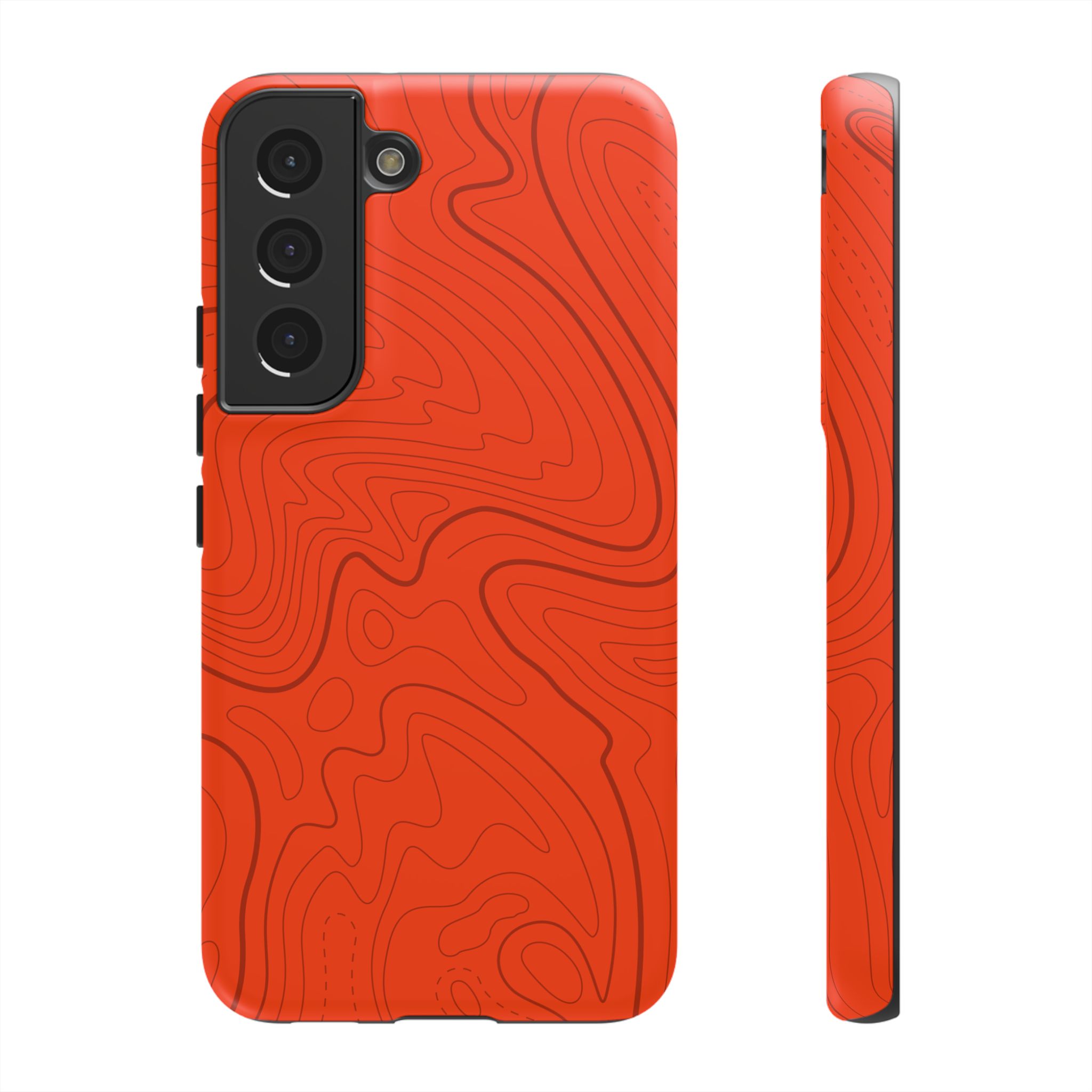 Hunter Orange Topo Phone Case - Gorilla Dirt Hunter Orange Topo Phone Case - Image 20