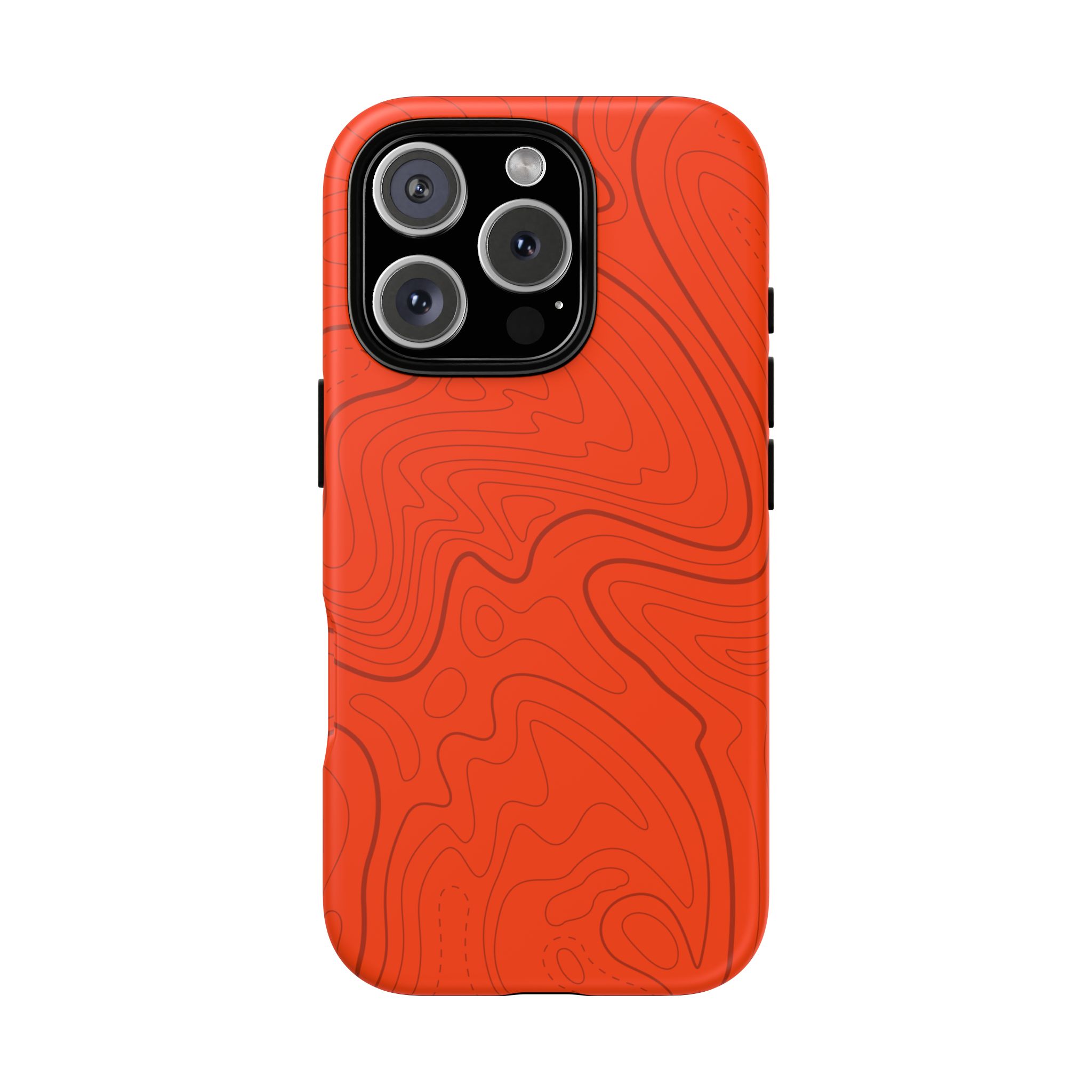 Hunter Orange Topo Phone Case - Gorilla Dirt Hunter Orange Topo Phone Case - Image 66