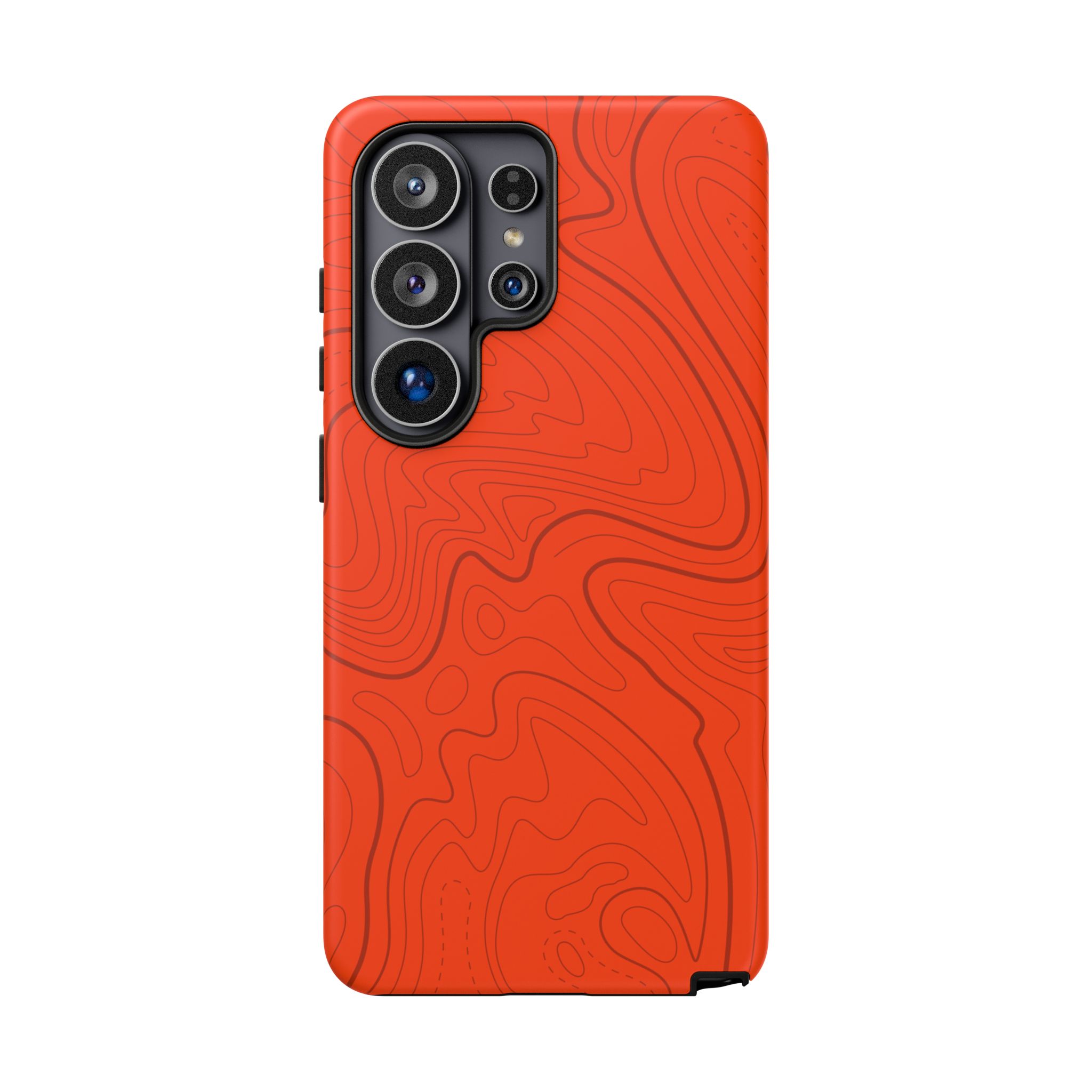 Hunter Orange Topo Phone Case - Gorilla Dirt Hunter Orange Topo Phone Case - Image 86