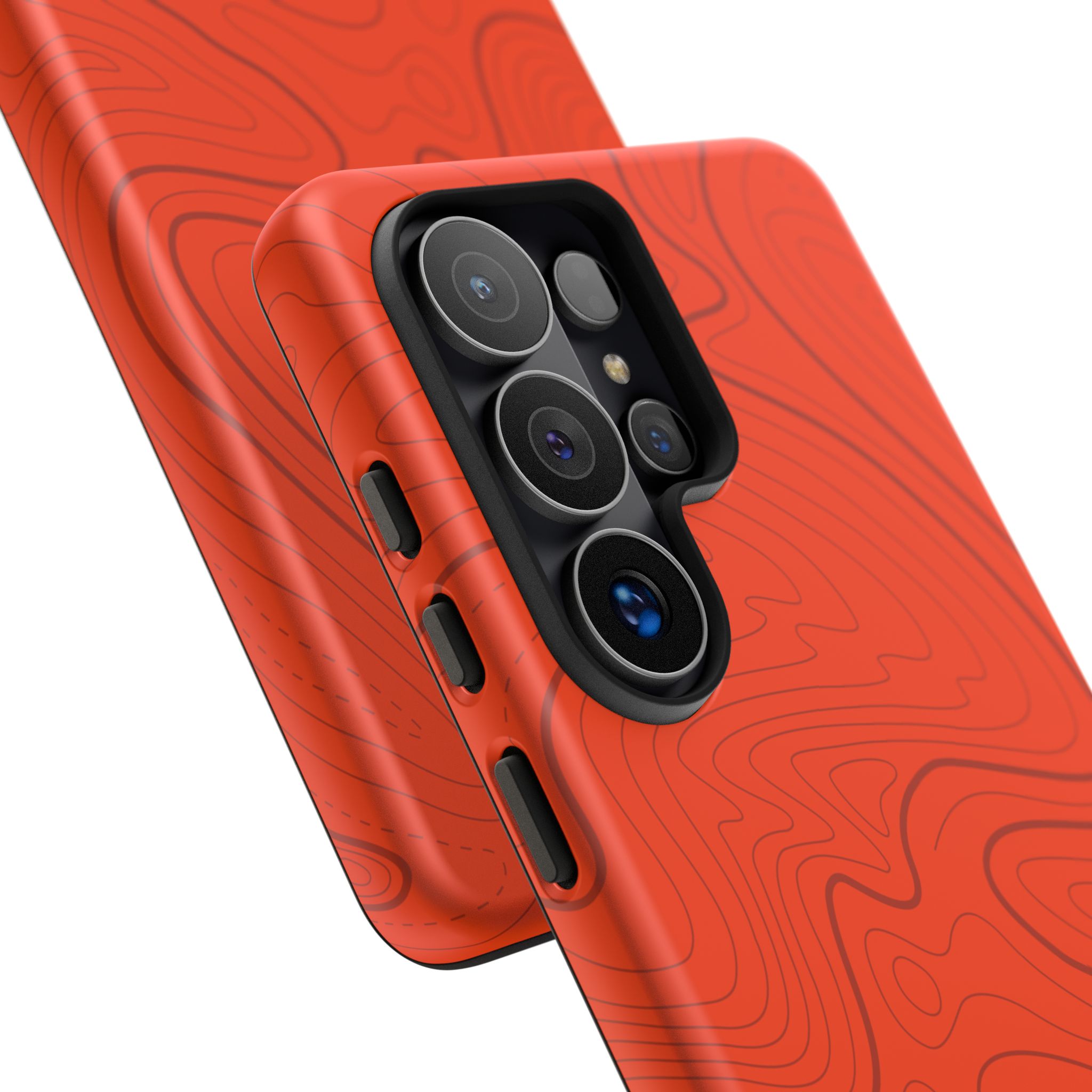 Hunter Orange Topo Phone Case - Gorilla Dirt Hunter Orange Topo Phone Case - Image 87