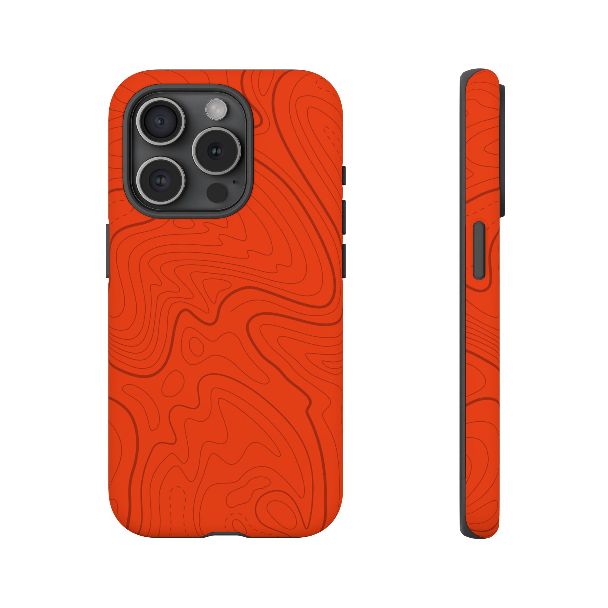 Hunter Orange Topo Phone Case - Gorilla Dirt Hunter Orange Topo Phone Case - Image 60