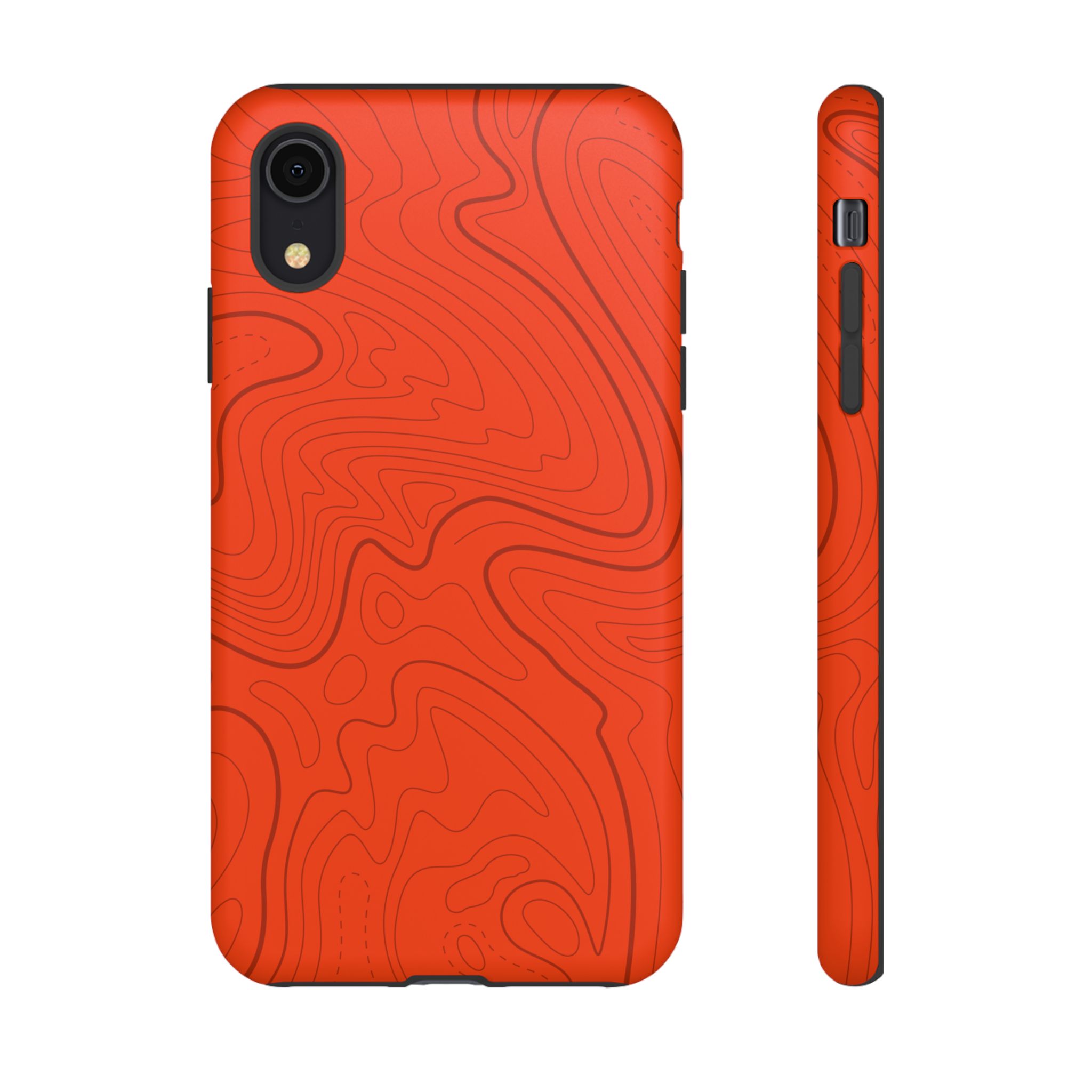 Hunter Orange Topo Phone Case - Gorilla Dirt Hunter Orange Topo Phone Case - Image 51