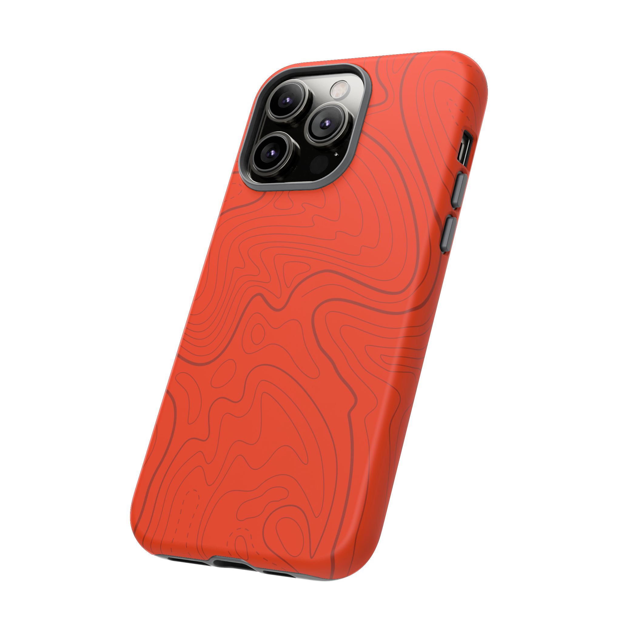 Hunter Orange Topo Phone Case - Gorilla Dirt Hunter Orange Topo Phone Case - Image 30