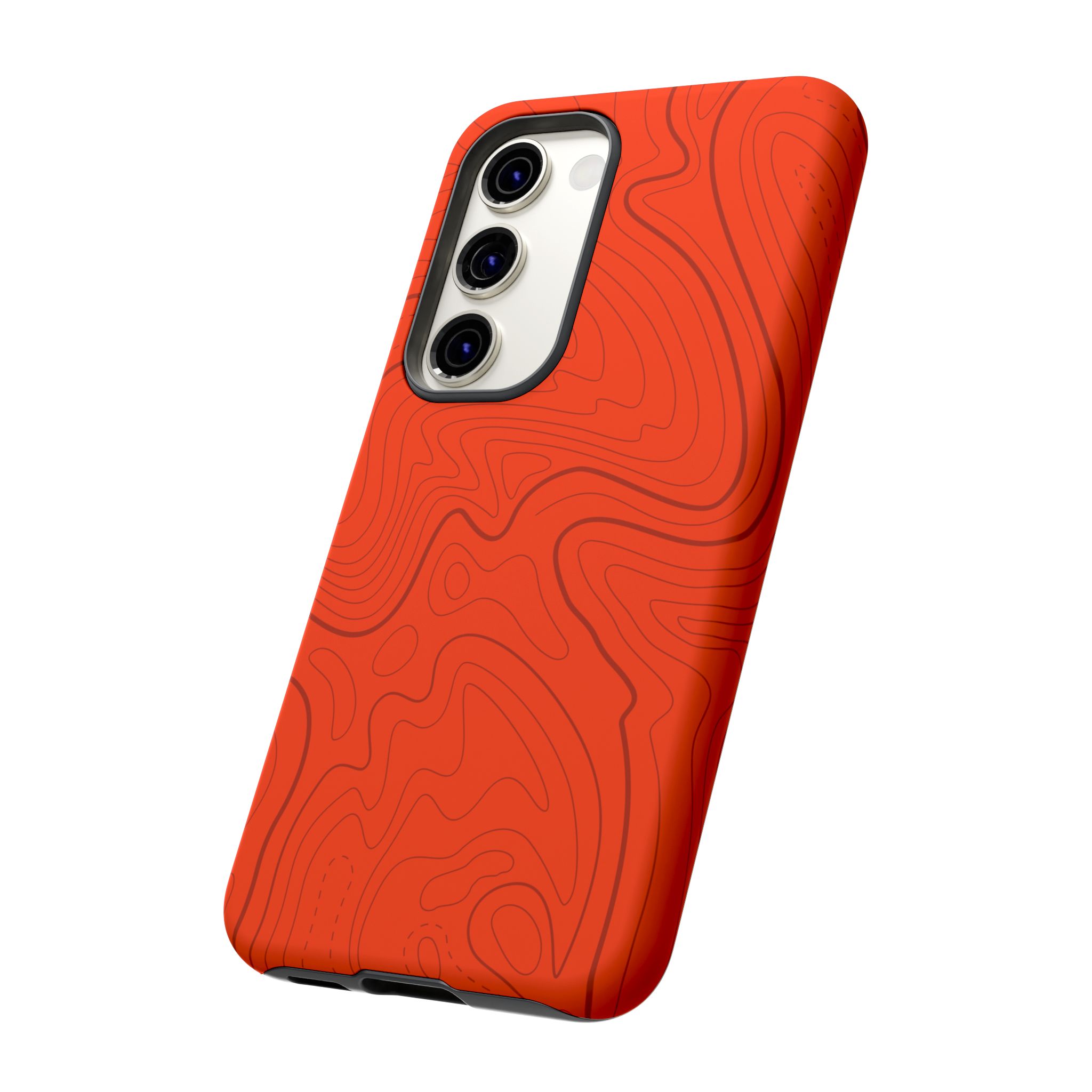 Hunter Orange Topo Phone Case - Gorilla Dirt Hunter Orange Topo Phone Case - Image 32