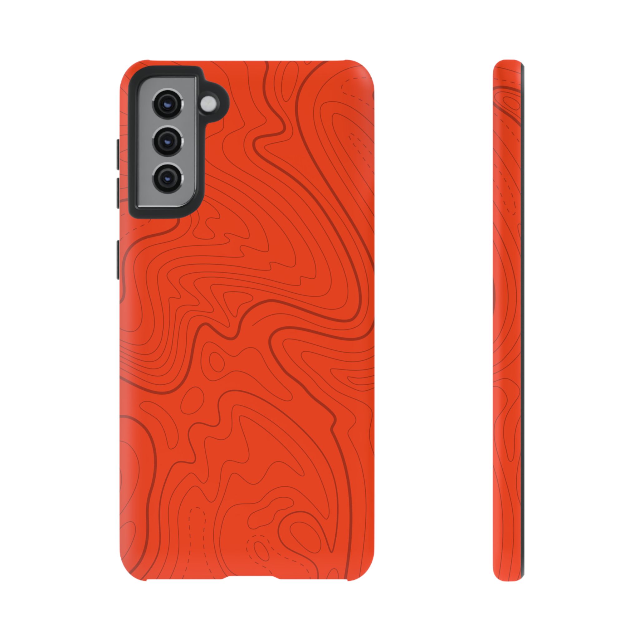 Hunter Orange Topo Phone Case - Gorilla Dirt Hunter Orange Topo Phone Case - Image 16