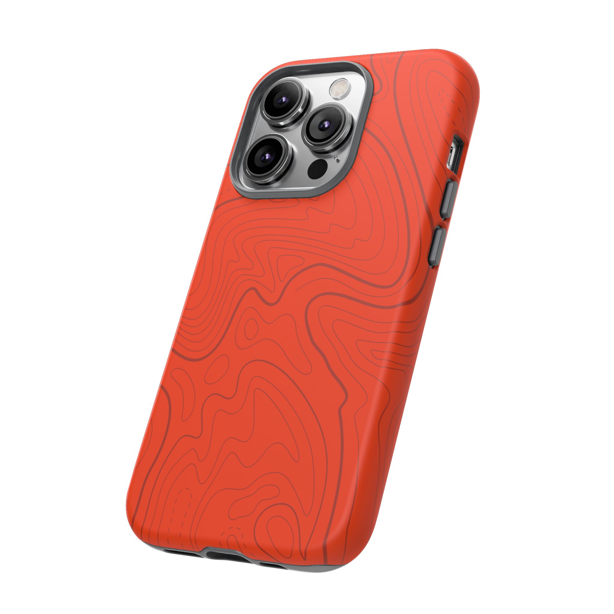 Hunter Orange Topo Phone Case - Gorilla Dirt Hunter Orange Topo Phone Case - Image 26