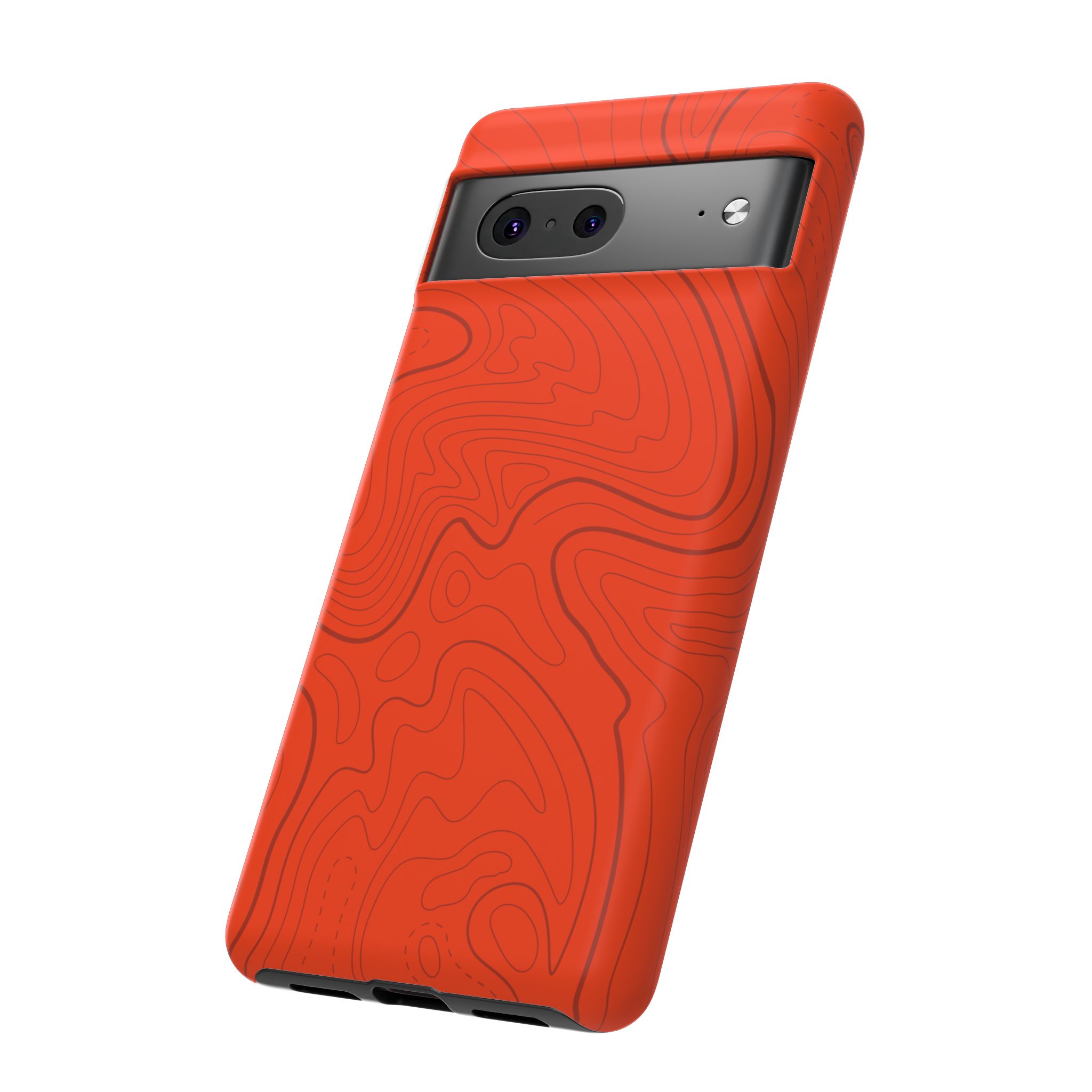 Hunter Orange Topo Phone Case - Gorilla Dirt Hunter Orange Topo Phone Case - Image 38