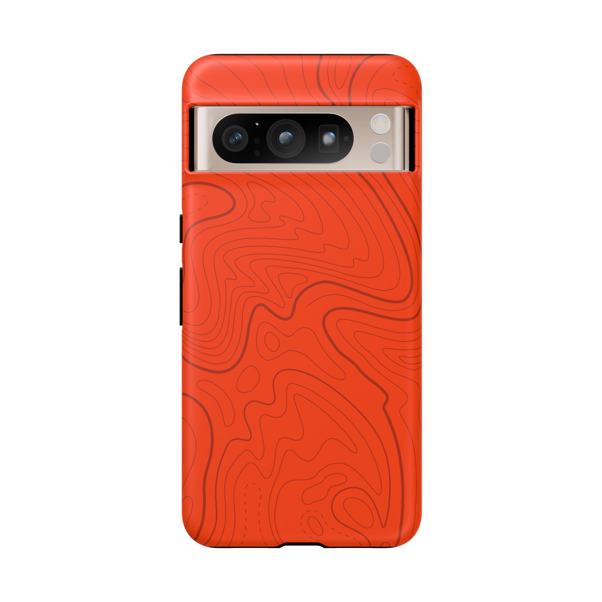 Hunter Orange Topo Phone Case - Gorilla Dirt Hunter Orange Topo Phone Case - Image 46