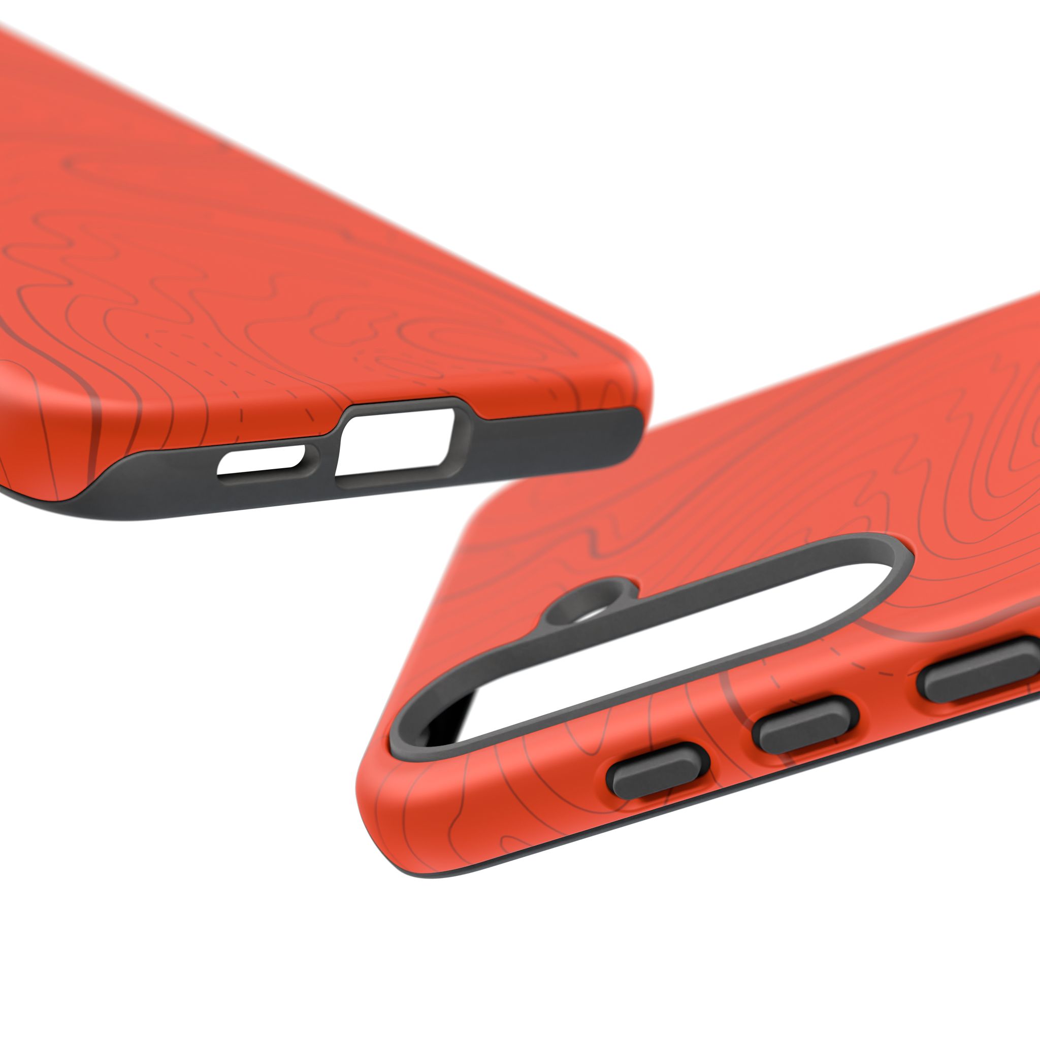 Hunter Orange Topo Phone Case - Gorilla Dirt Hunter Orange Topo Phone Case - Image 76