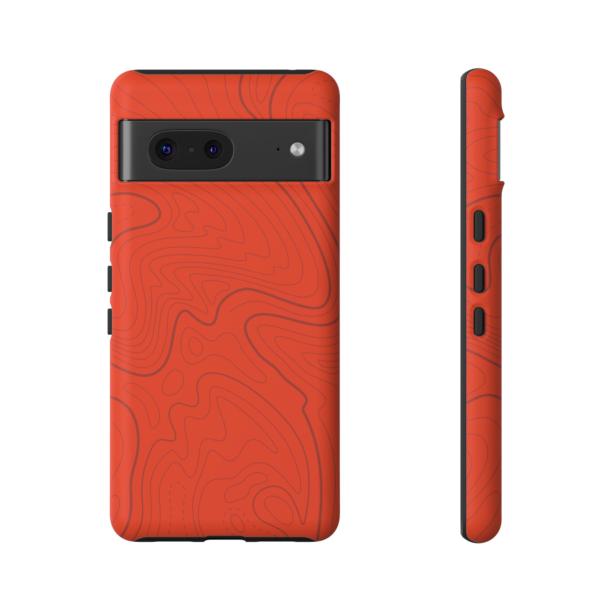 Hunter Orange Topo Phone Case - Gorilla Dirt Hunter Orange Topo Phone Case - Image 37