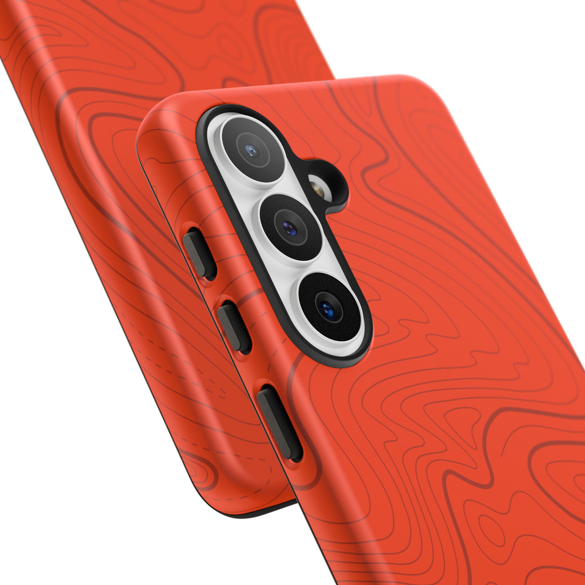 Hunter Orange Topo Phone Case - Gorilla Dirt Hunter Orange Topo Phone Case - Image 85
