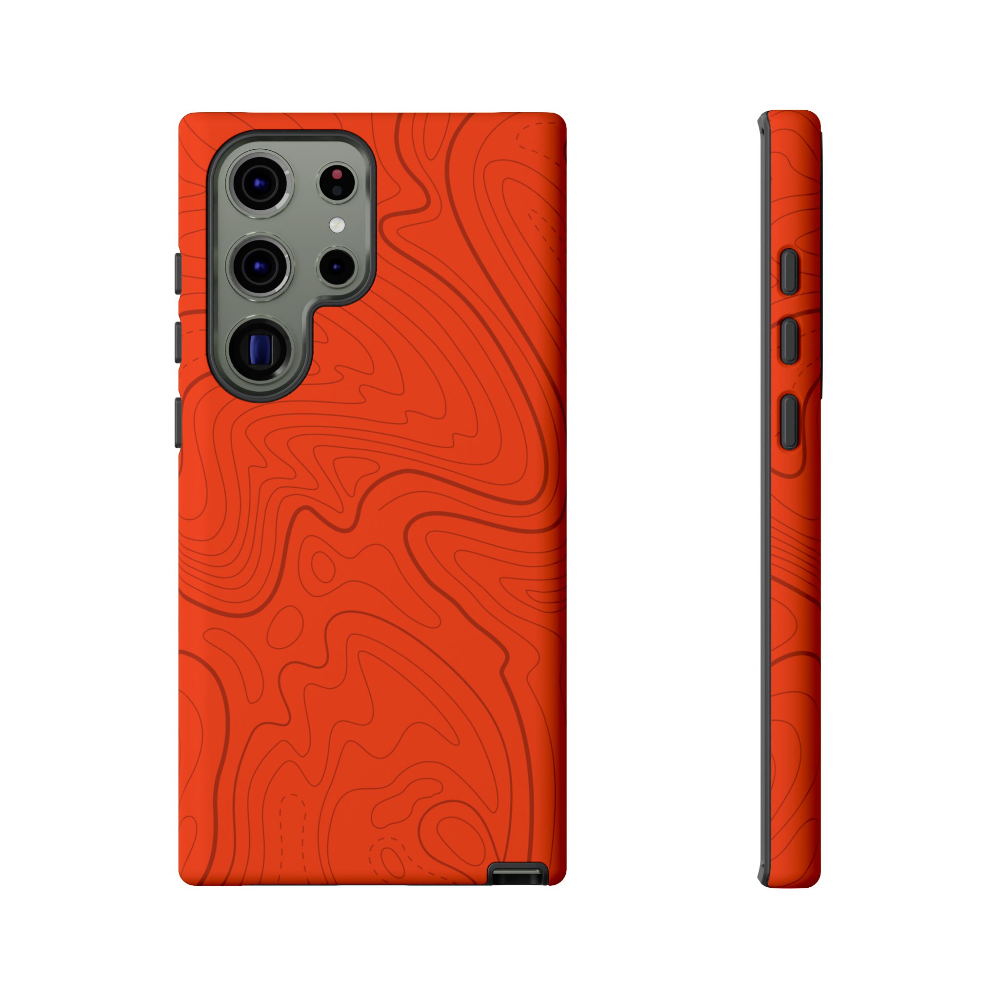 Hunter Orange Topo Phone Case - Gorilla Dirt Hunter Orange Topo Phone Case - Image 35