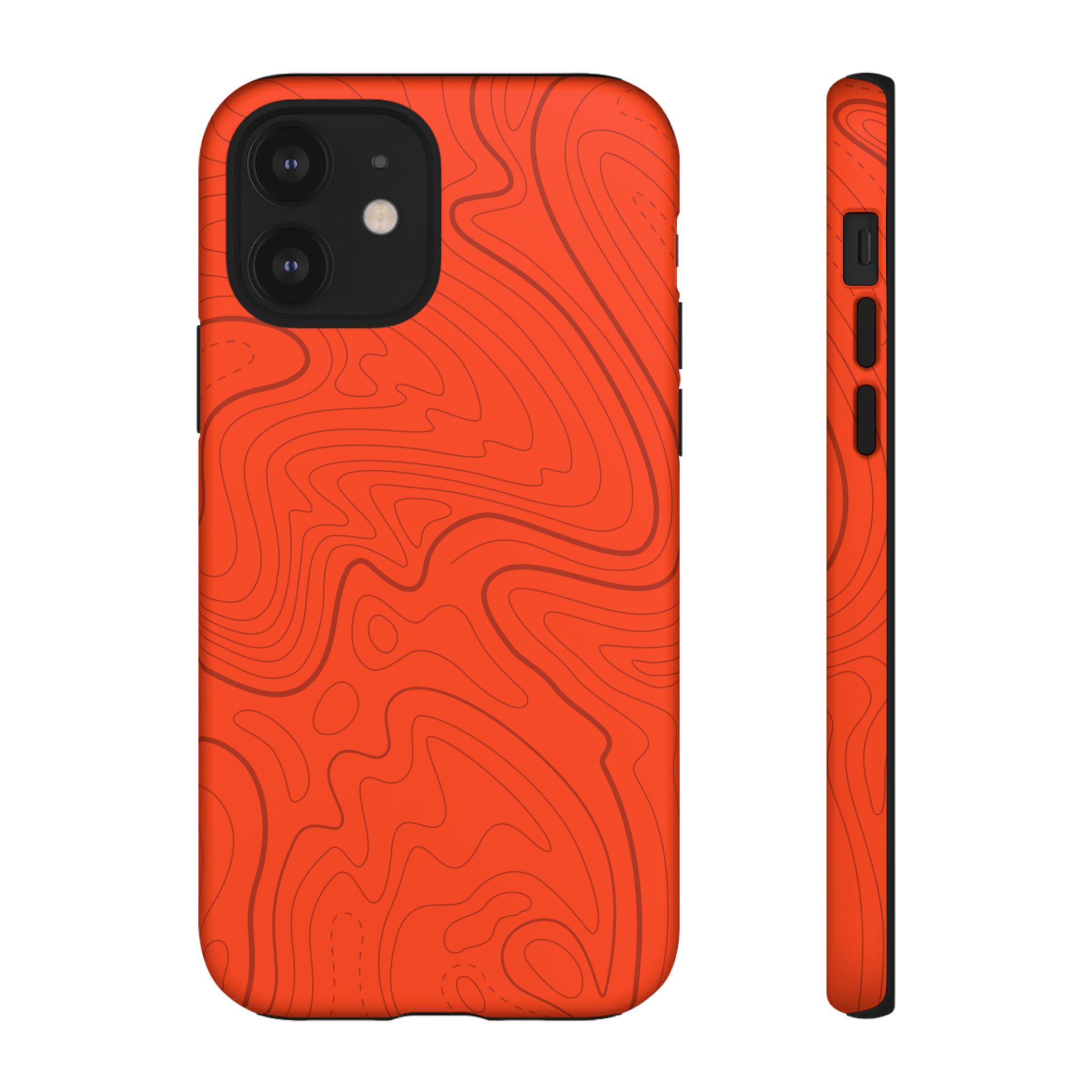 Hunter Orange Topo Phone Case - Gorilla Dirt Hunter Orange Topo Phone Case - Image 9