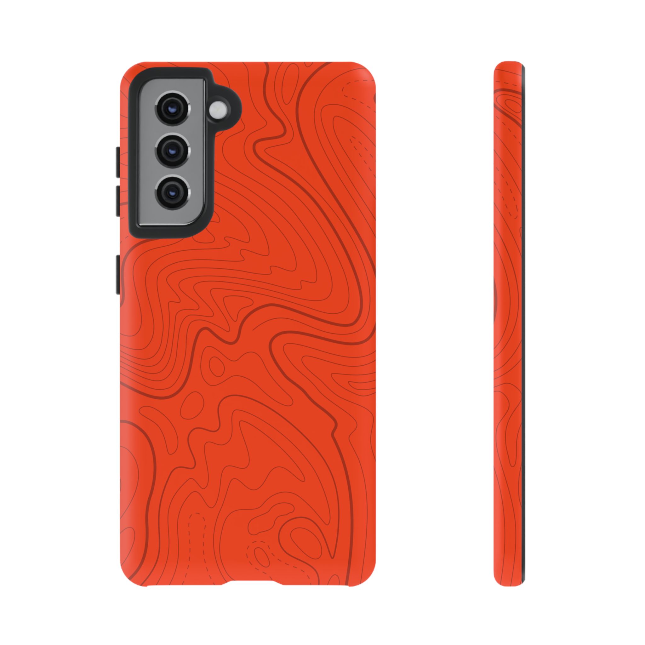 Hunter Orange Topo Phone Case - Gorilla Dirt Hunter Orange Topo Phone Case - Image 58