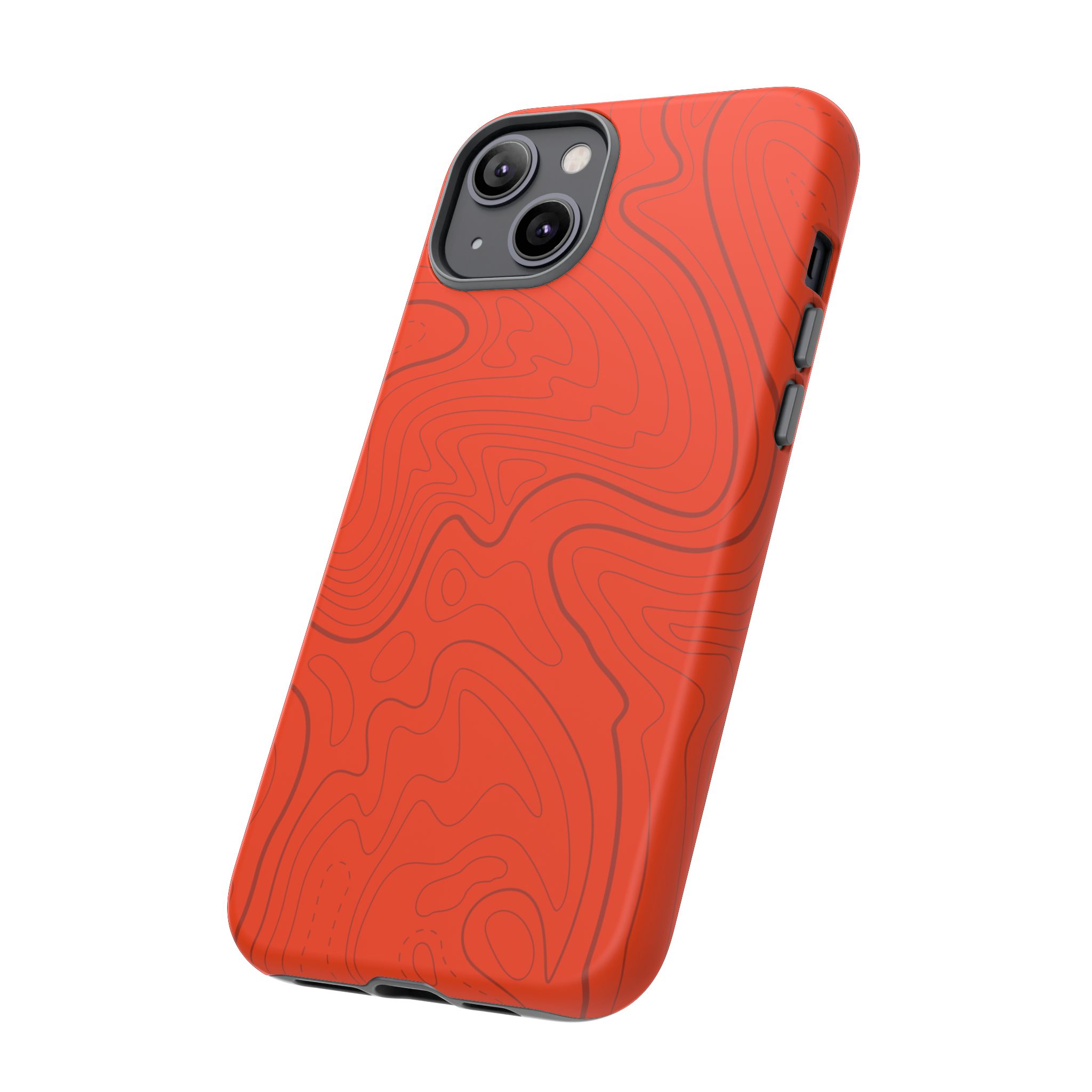 Hunter Orange Topo Phone Case - Gorilla Dirt Hunter Orange Topo Phone Case - Image 28