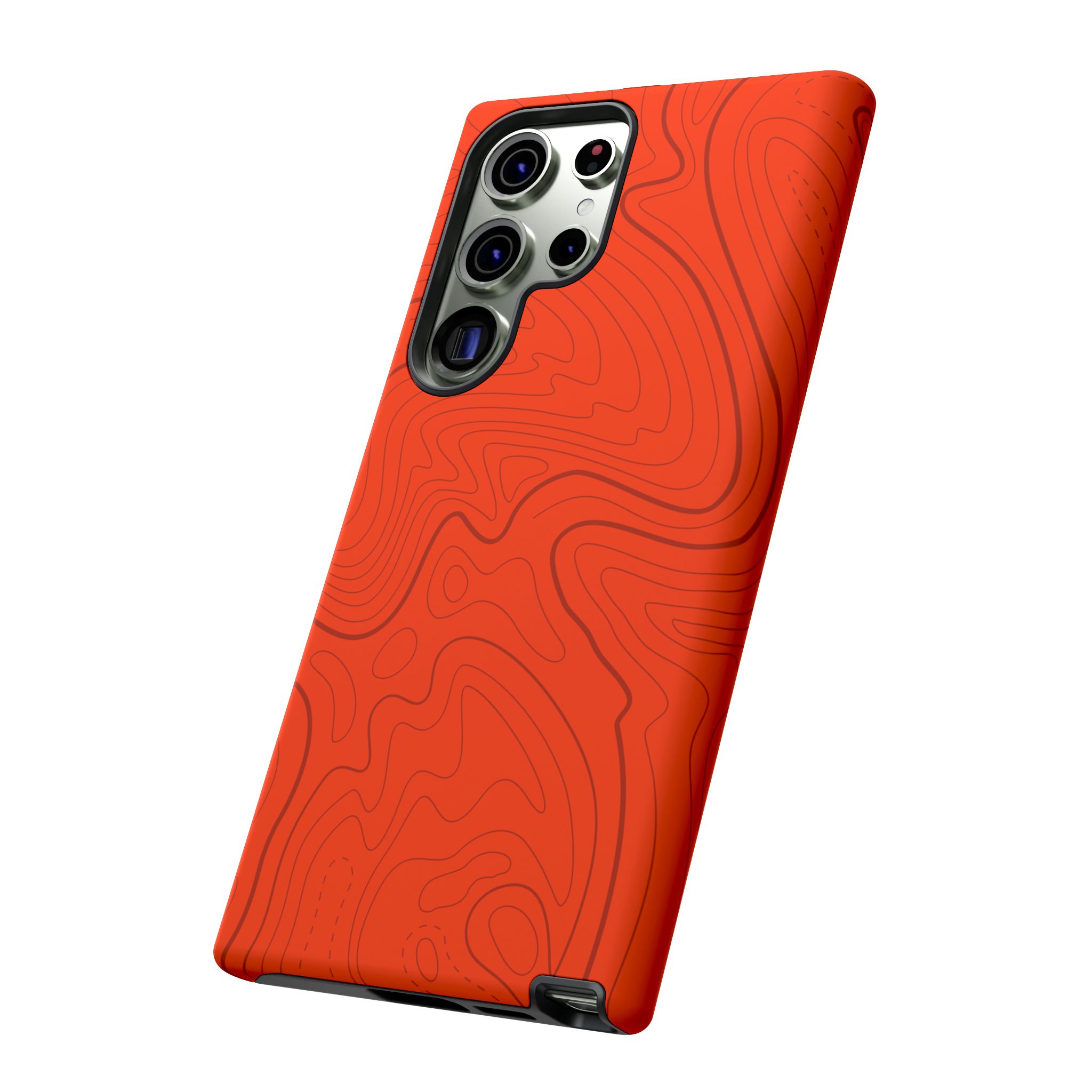 Hunter Orange Topo Phone Case - Gorilla Dirt Hunter Orange Topo Phone Case - Image 36