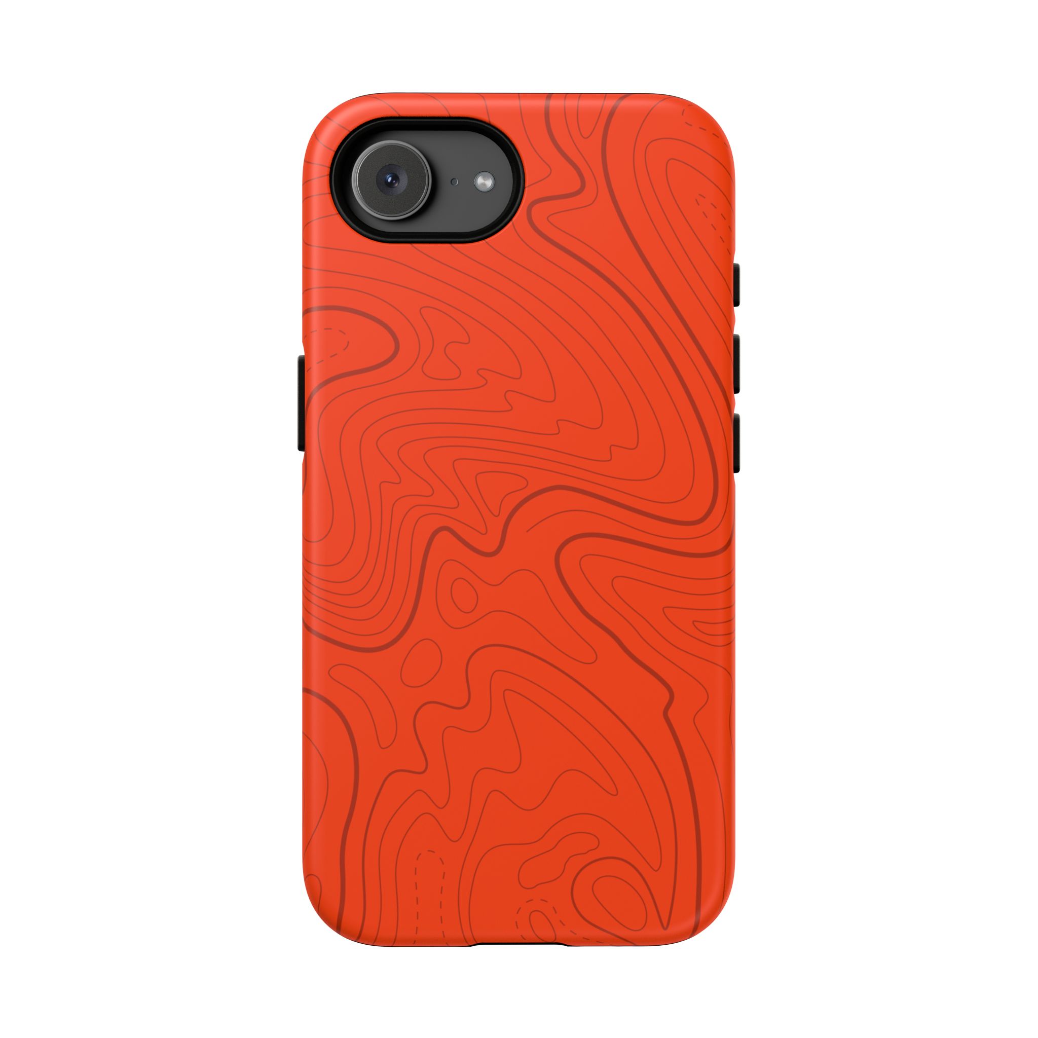 Hunter Orange Topo Phone Case - Gorilla Dirt Hunter Orange Topo Phone Case - Image 90