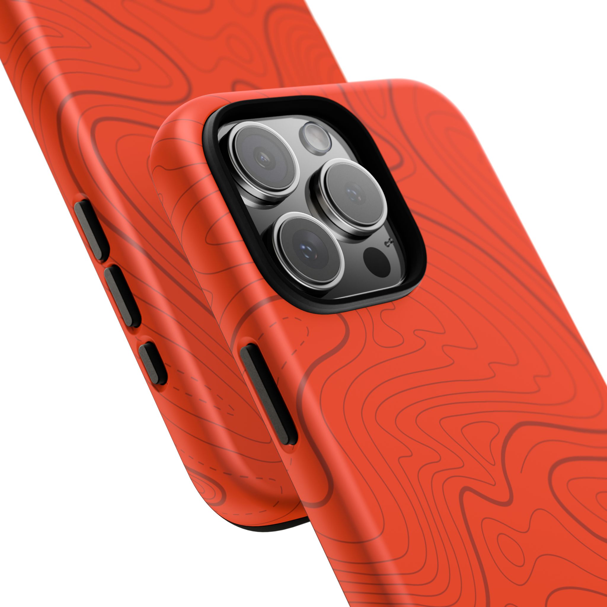 Hunter Orange Topo Phone Case - Gorilla Dirt Hunter Orange Topo Phone Case - Image 71