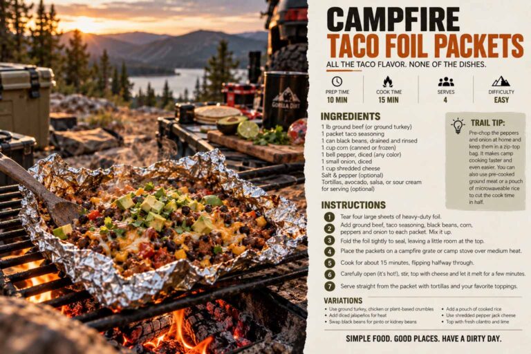 Campfire Taco Foil Packets